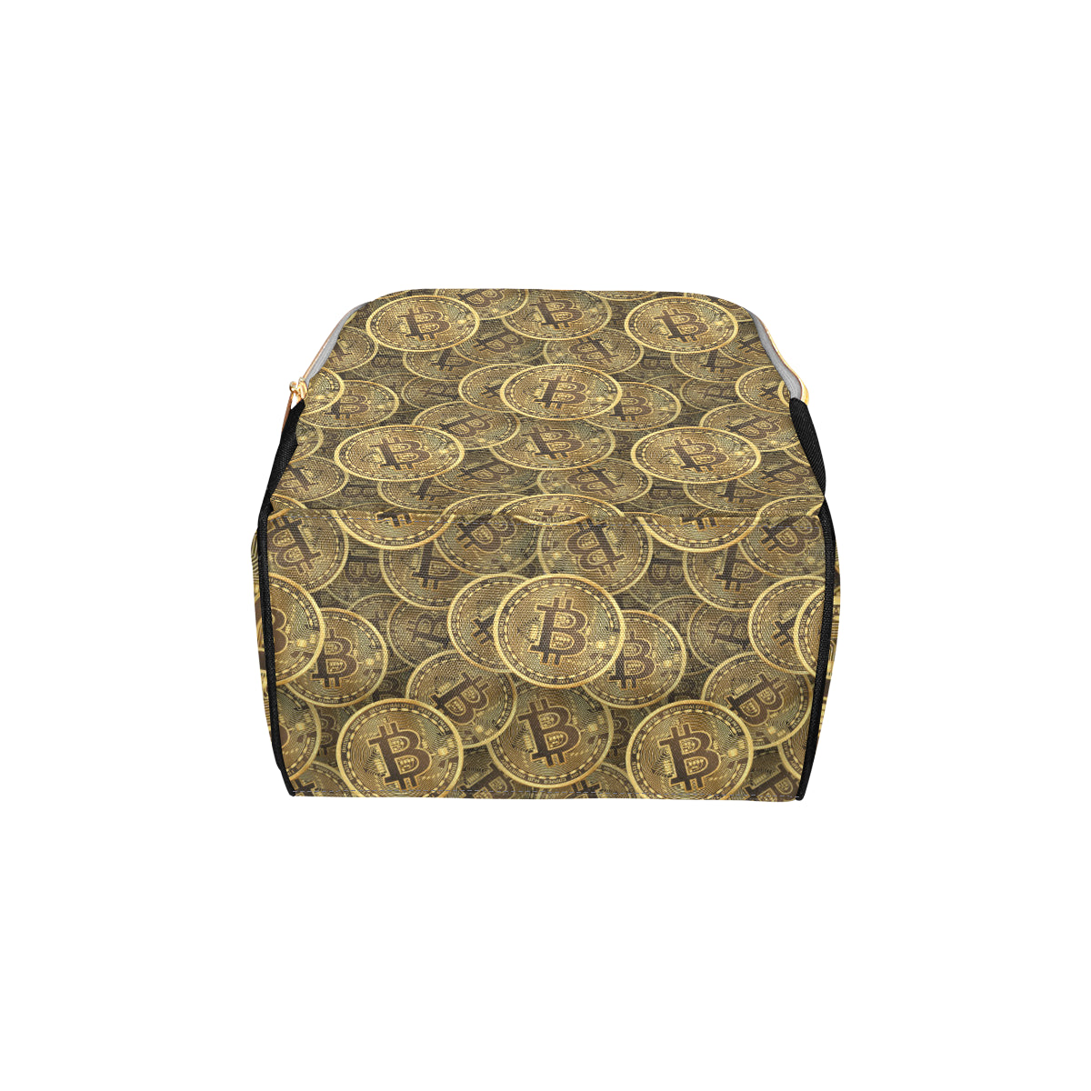 Bitcoin Pattern Print Design DO01 Diaper Bag Backpack