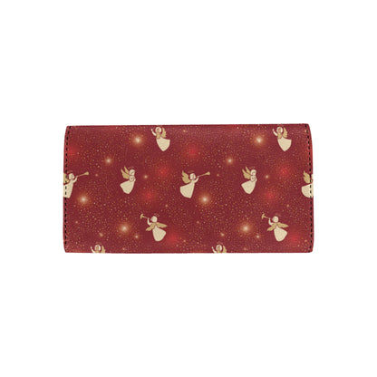 Angel Pattern Print Design 07 Women's Trifold Wallet