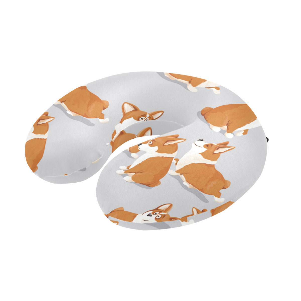 Pembroke Welsh Corgis Pattern Print Design A04 U-Shaped Travel Neck Pillow