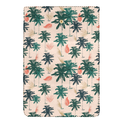 Palm Tree Pattern Print Design PT014 Women's Trifold Wallet