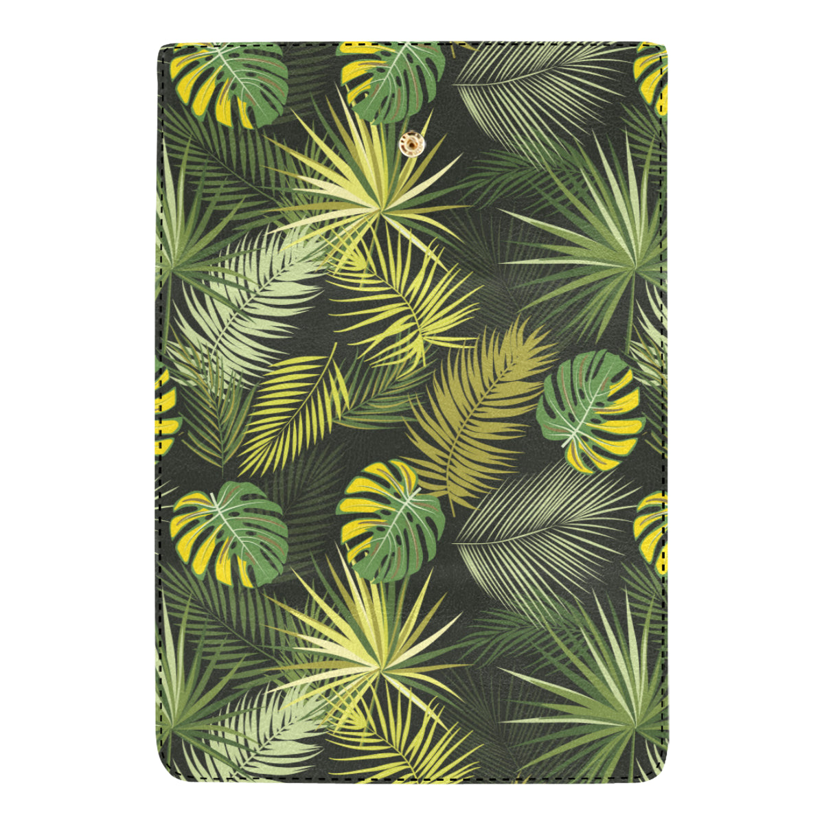 Palm Leaf Pattern Print Design A05 Women's Trifold Wallet