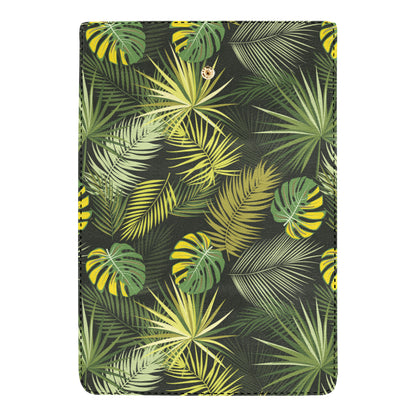 Palm Leaf Pattern Print Design A05 Women's Trifold Wallet