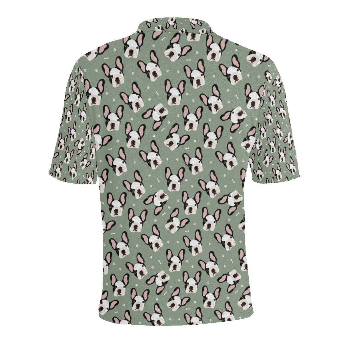 Boston Terrier Pattern Print Design 05 Men Polo Shirt