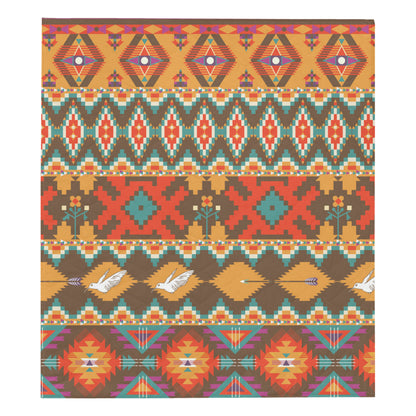Native Pattern Print Design A01 Premium Quilt