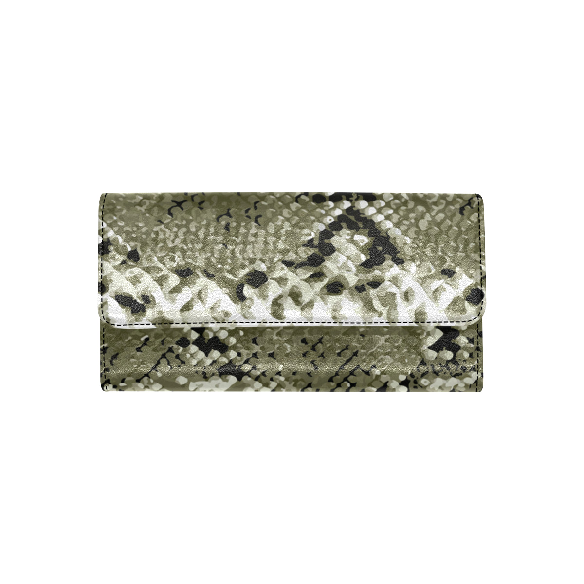 Python Pattern Print Design A04 Women's Trifold Wallet