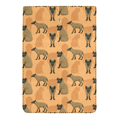Hyena Pattern Print Design 01 Women's Trifold Wallet