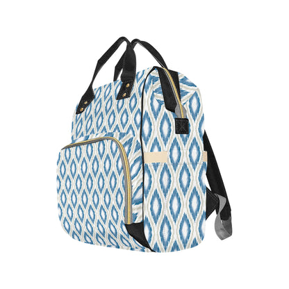 Ikat Pattern Print Design 02 Diaper Bag Backpack