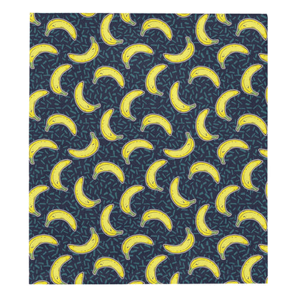 Banana Pattern Print Design BA09 Premium Quilt
