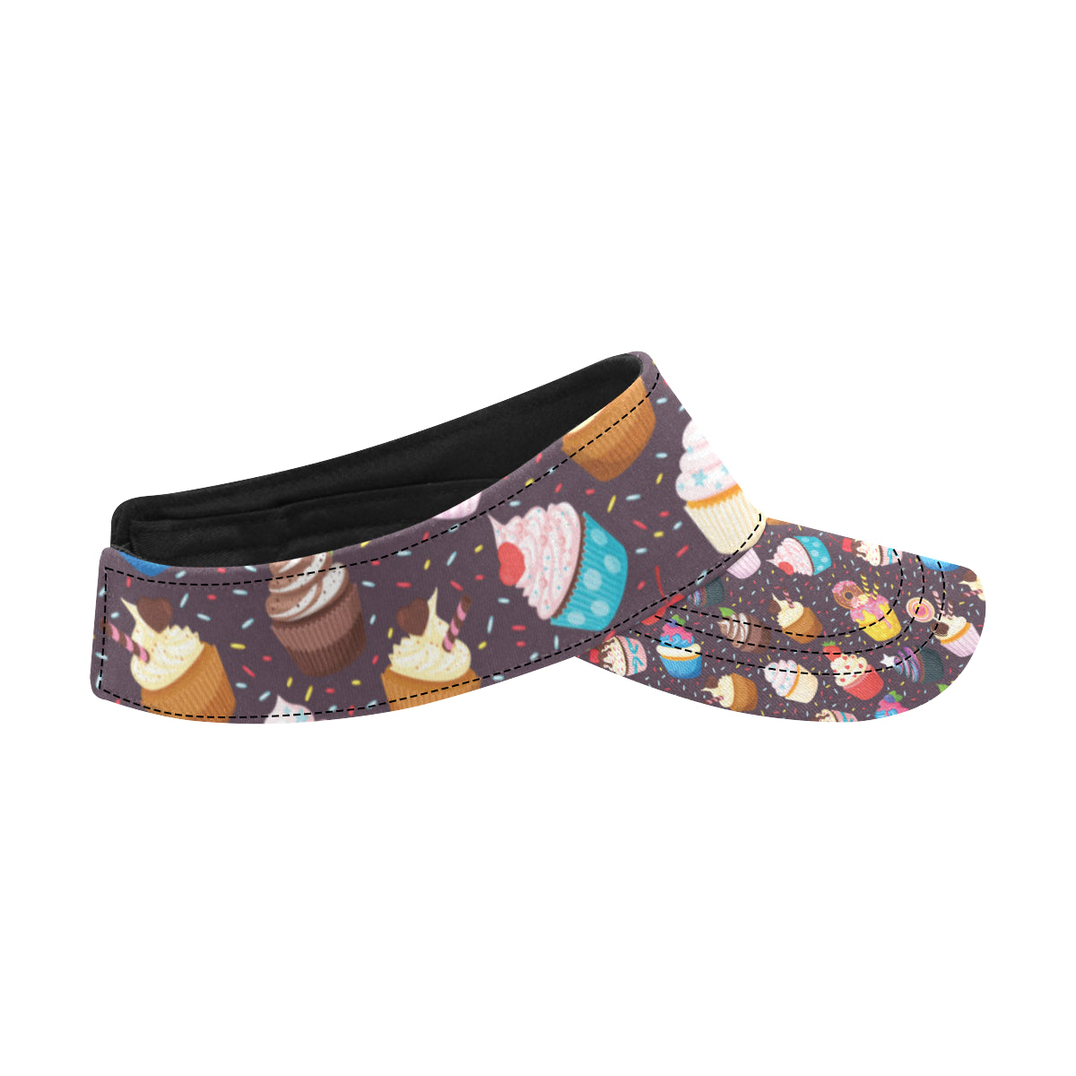Cupcakes Party Print Pattern Unisex Sun Visor