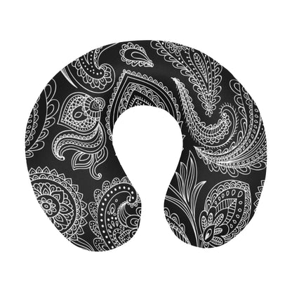 Paisley Pattern Print Design A04 U-Shaped Travel Neck Pillow