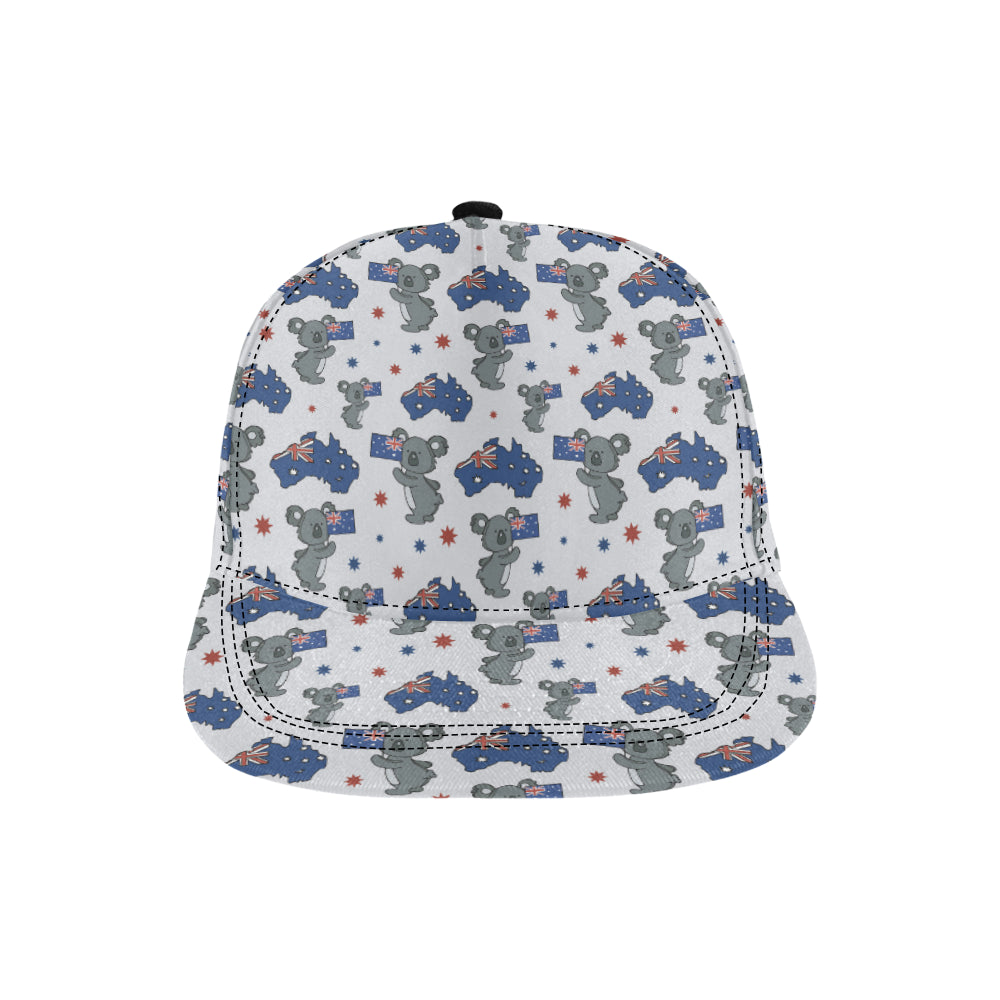 Koala Australia Day Themed Design Snapback Cap