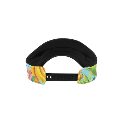 Tropical Fruits Pattern Print Design TF01 Unisex Sun Visor