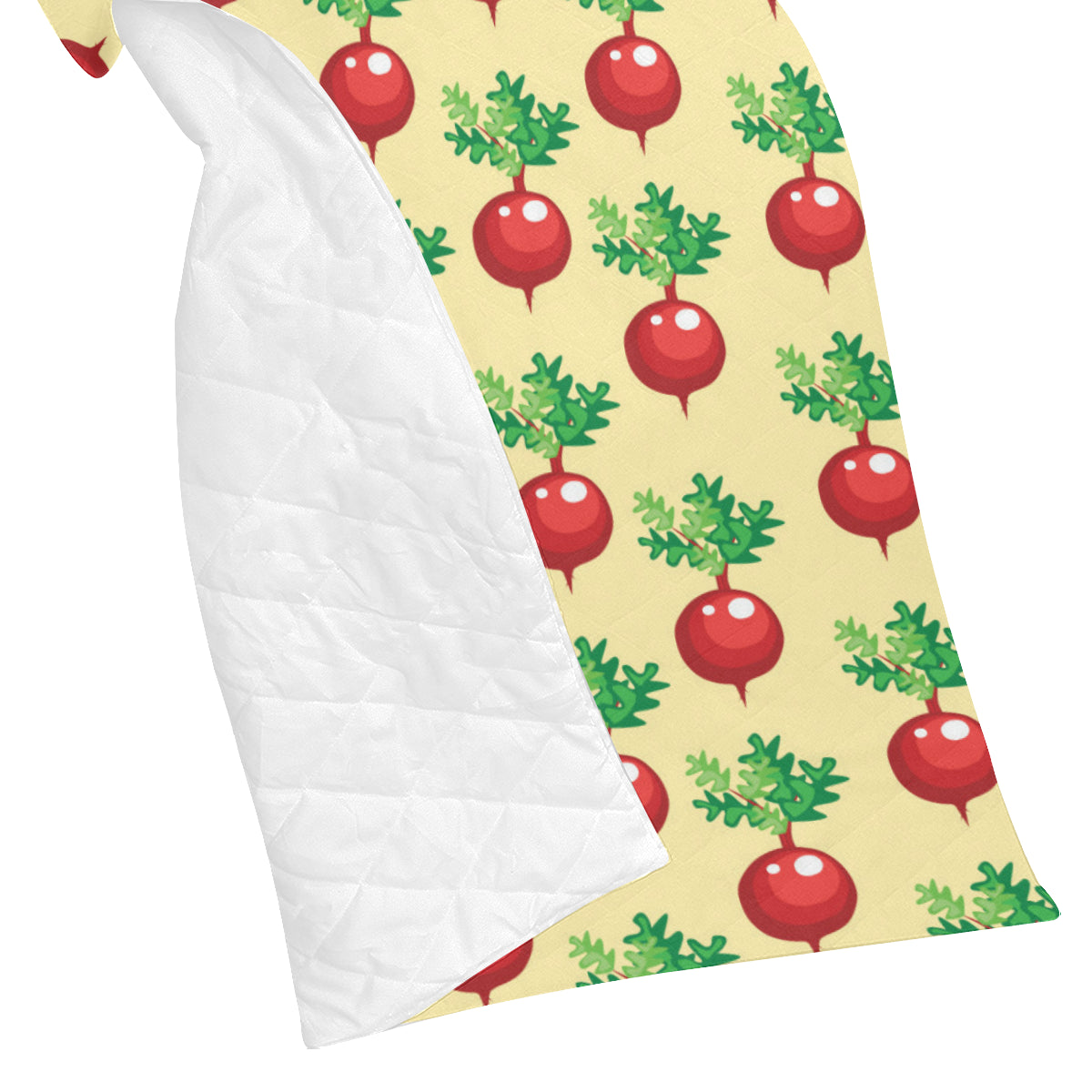 Radish Pattern Print Design A02 Premium Quilt
