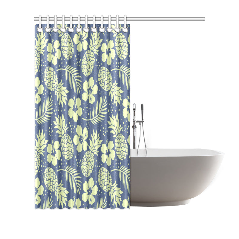Pineapple Pattern Print Design PP07 Shower Curtain