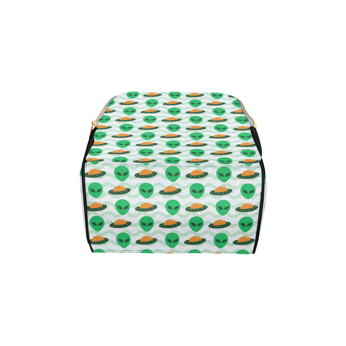 Alien UFO Pattern Print Design 04 Diaper Bag Backpack