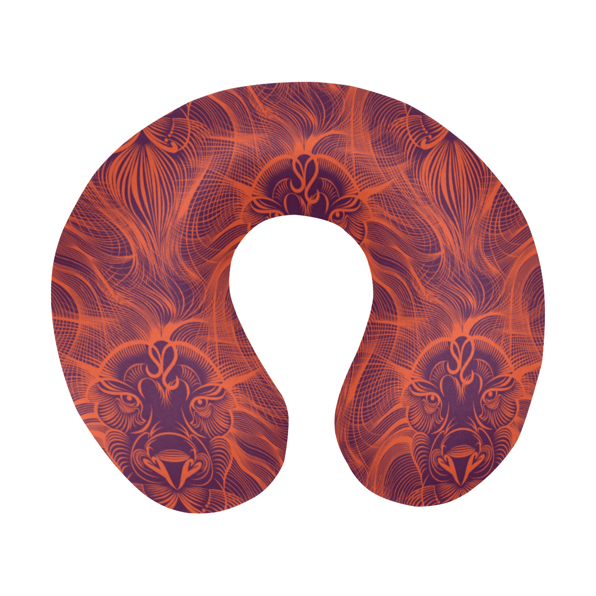 Leo Pattern Print Design 01 U-Shaped Travel Neck Pillow