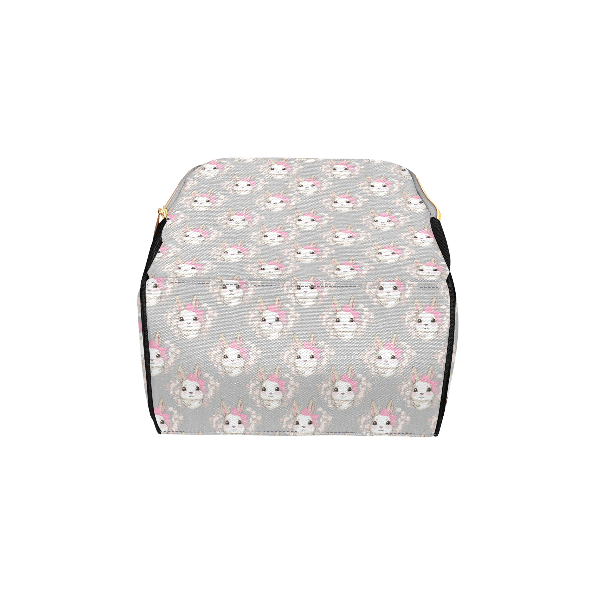 Rabbit Pattern Print Design RB07 Diaper Bag Backpack