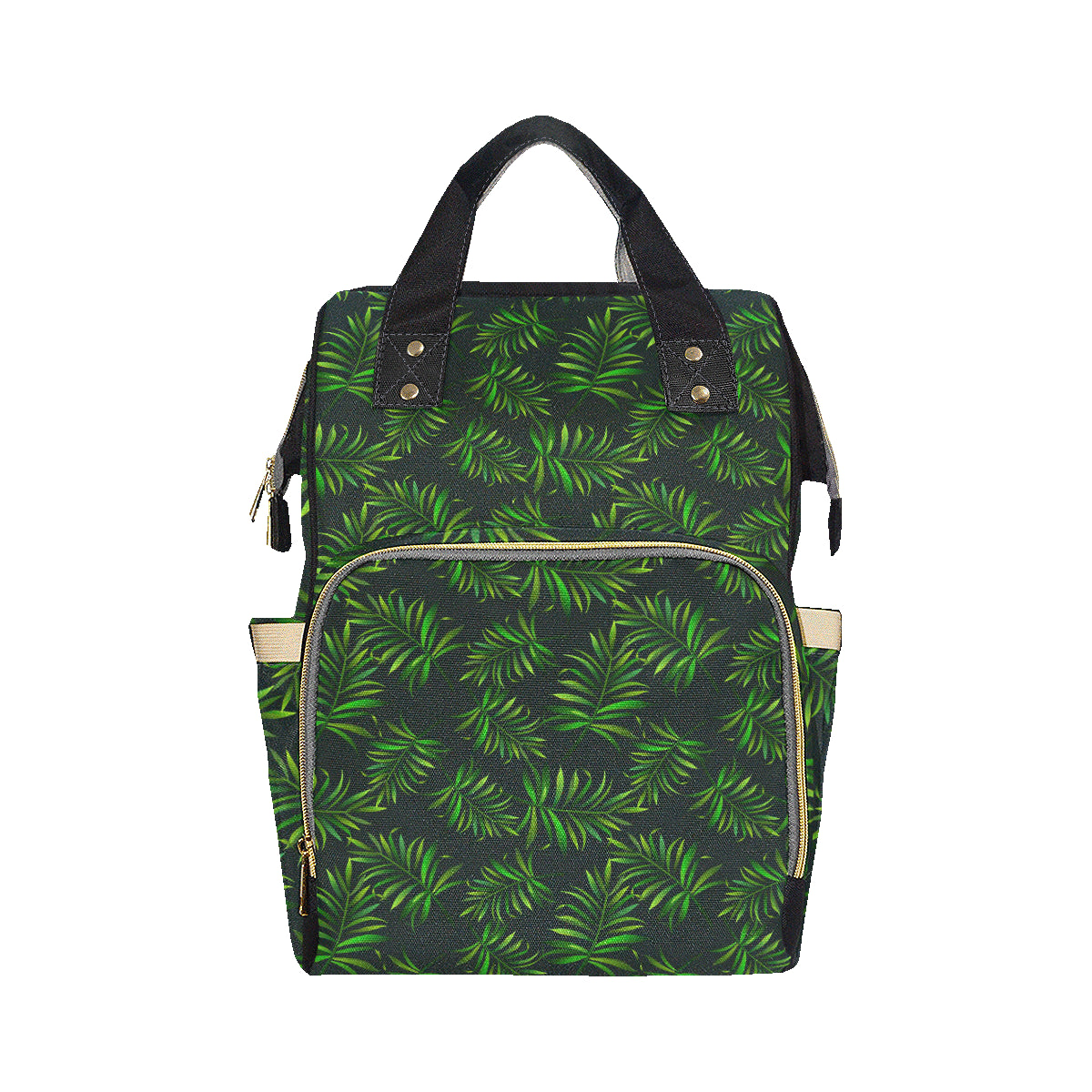 Rainforest Pattern Print Design RF03 Diaper Bag Backpack