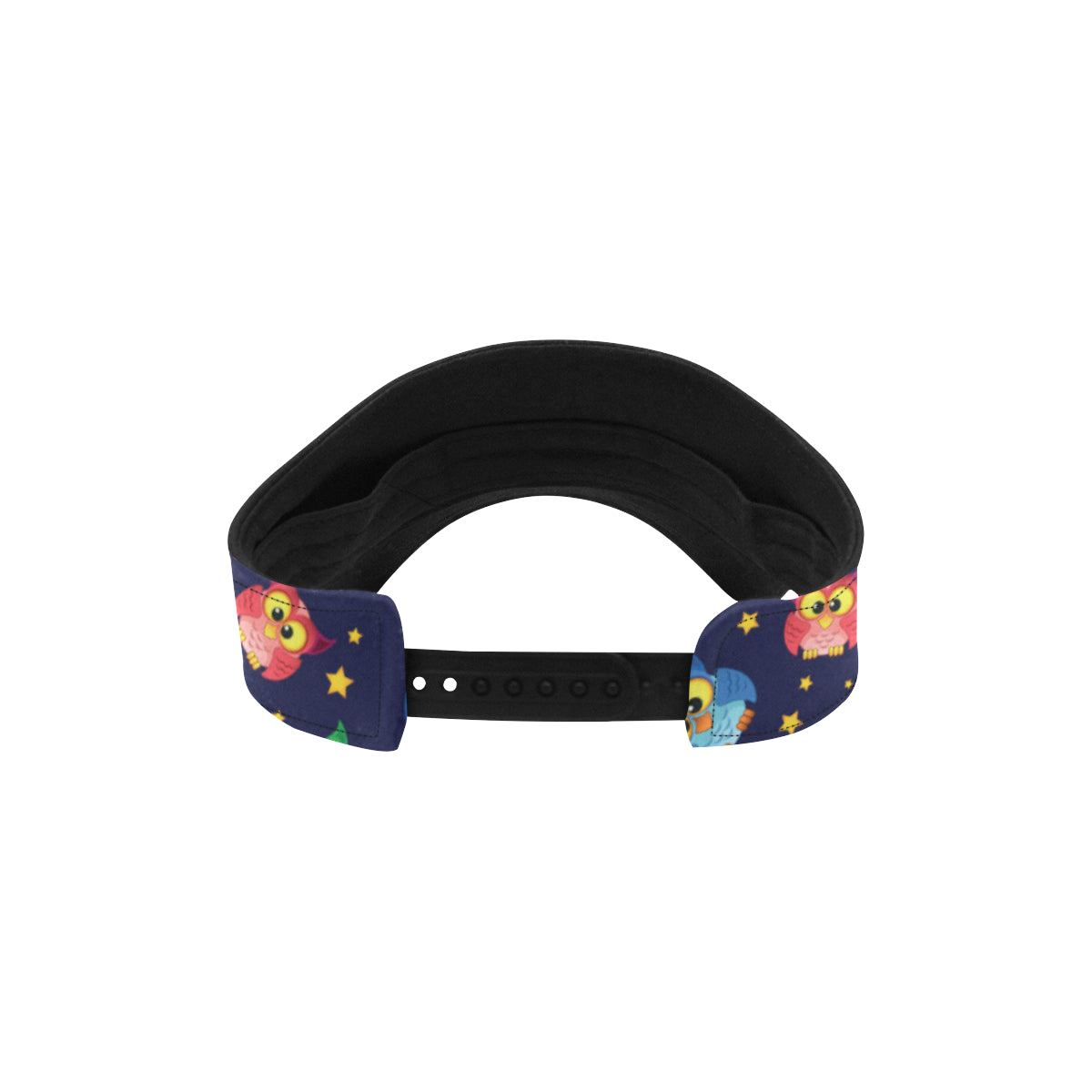 Owl with Star Themed Design Print Unisex Sun Visor