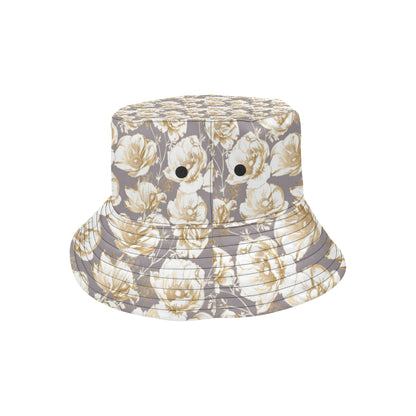 Anemone Pattern Print Design AM05 Unisex Bucket Hat