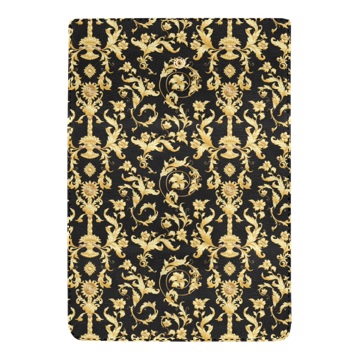 Baroque Golden Pattern Print Design 04 Women's Trifold Wallet