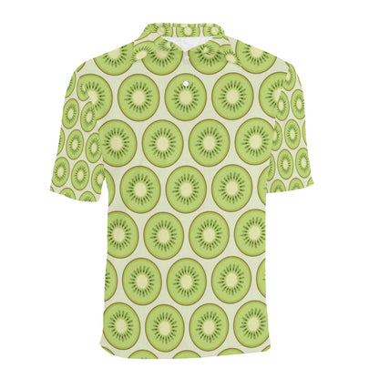 Kiwi Pattern Print Design KW02 Men Polo Shirt