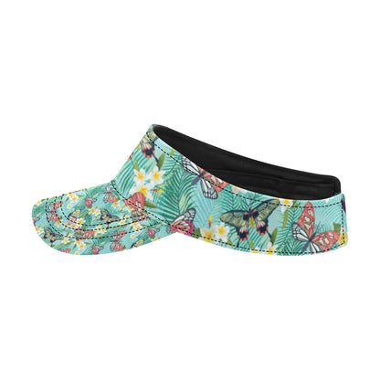 Butterfly Pattern Print Design 09 Unisex Sun Visor