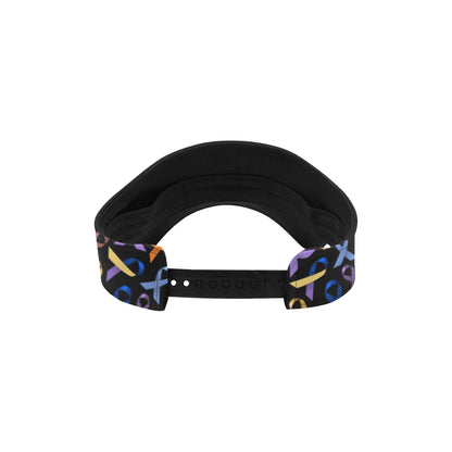 Breast Cancer Awareness Colorful Print Unisex Sun Visor