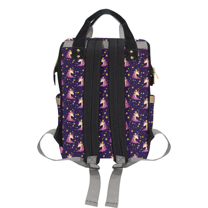Unicorn Princess Star Sparkle Diaper Bag Backpack