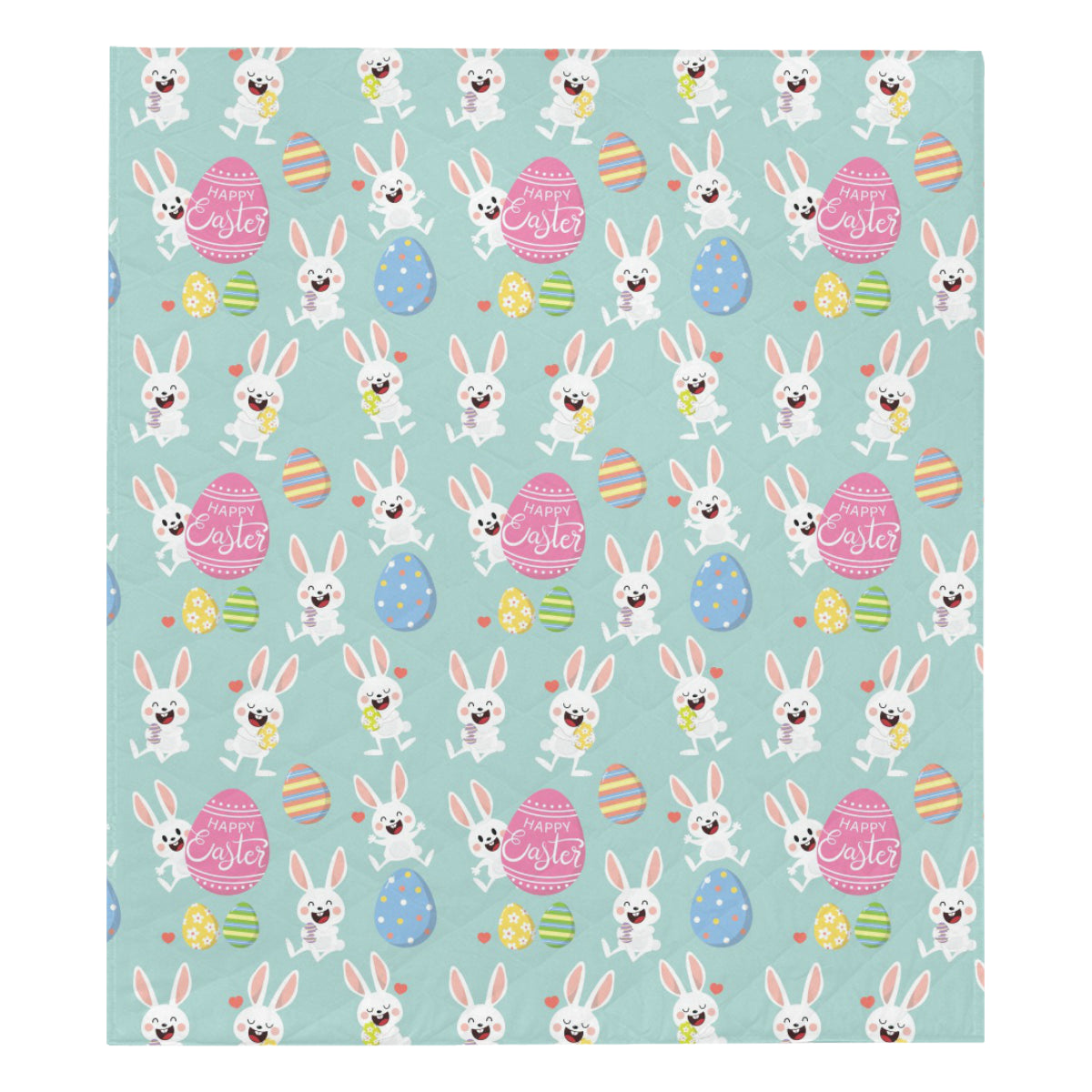 Easter Eggs Pattern Print Design RB014 Premium Quilt