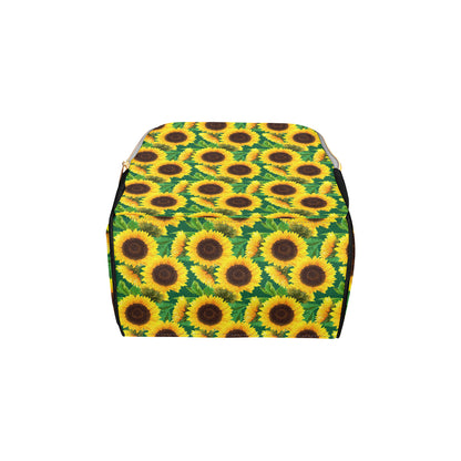 Sunflower Pattern Print Design SF02 Diaper Bag Backpack