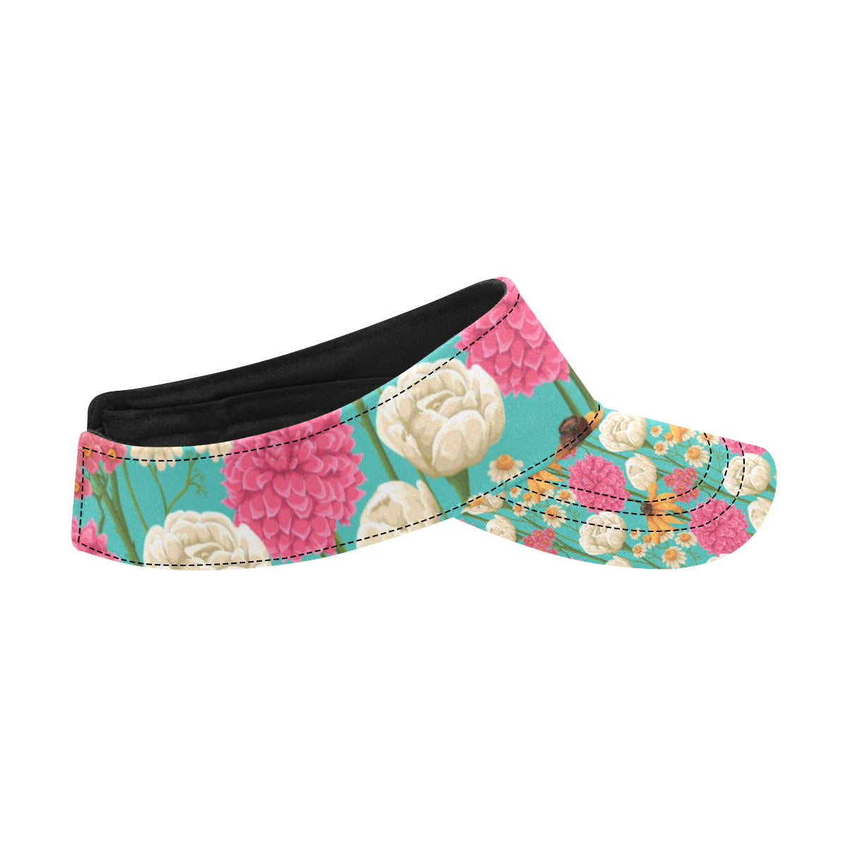 Summer Floral Pattern Print Design SF07 Unisex Sun Visor