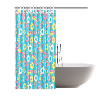 Donut Pattern Print Design DN013 Shower Curtain