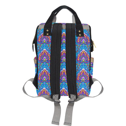 lotus Boho Pattern Print Design LO010 Diaper Bag Backpack