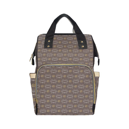 Cancer Zodiac Pattern Print Design 01 Diaper Bag Backpack