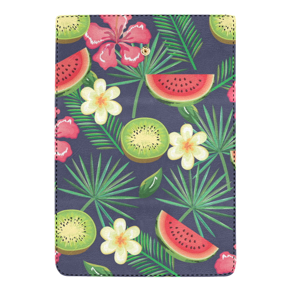 Tropical Fruits Pattern Print Design TF05 Women's Trifold Wallet