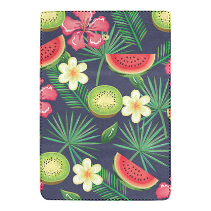 Tropical Fruits Pattern Print Design TF05 Women's Trifold Wallet
