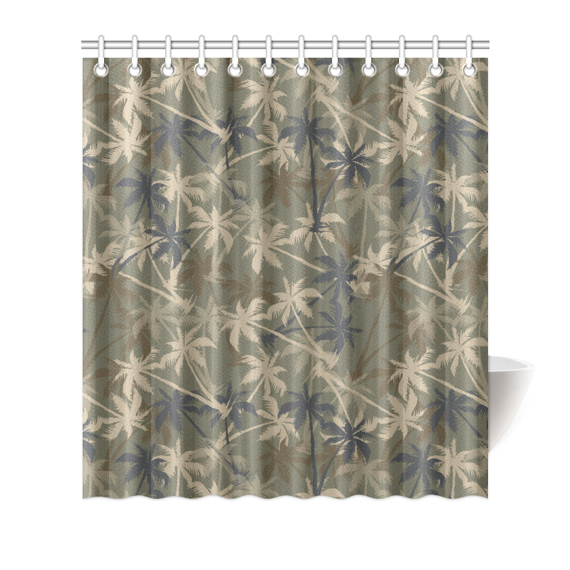 Palm Tree camouflage Shower Curtain