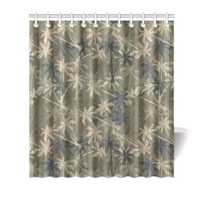 Palm Tree camouflage Shower Curtain