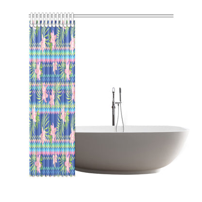 Lily Pattern Print Design LY015 Shower Curtain