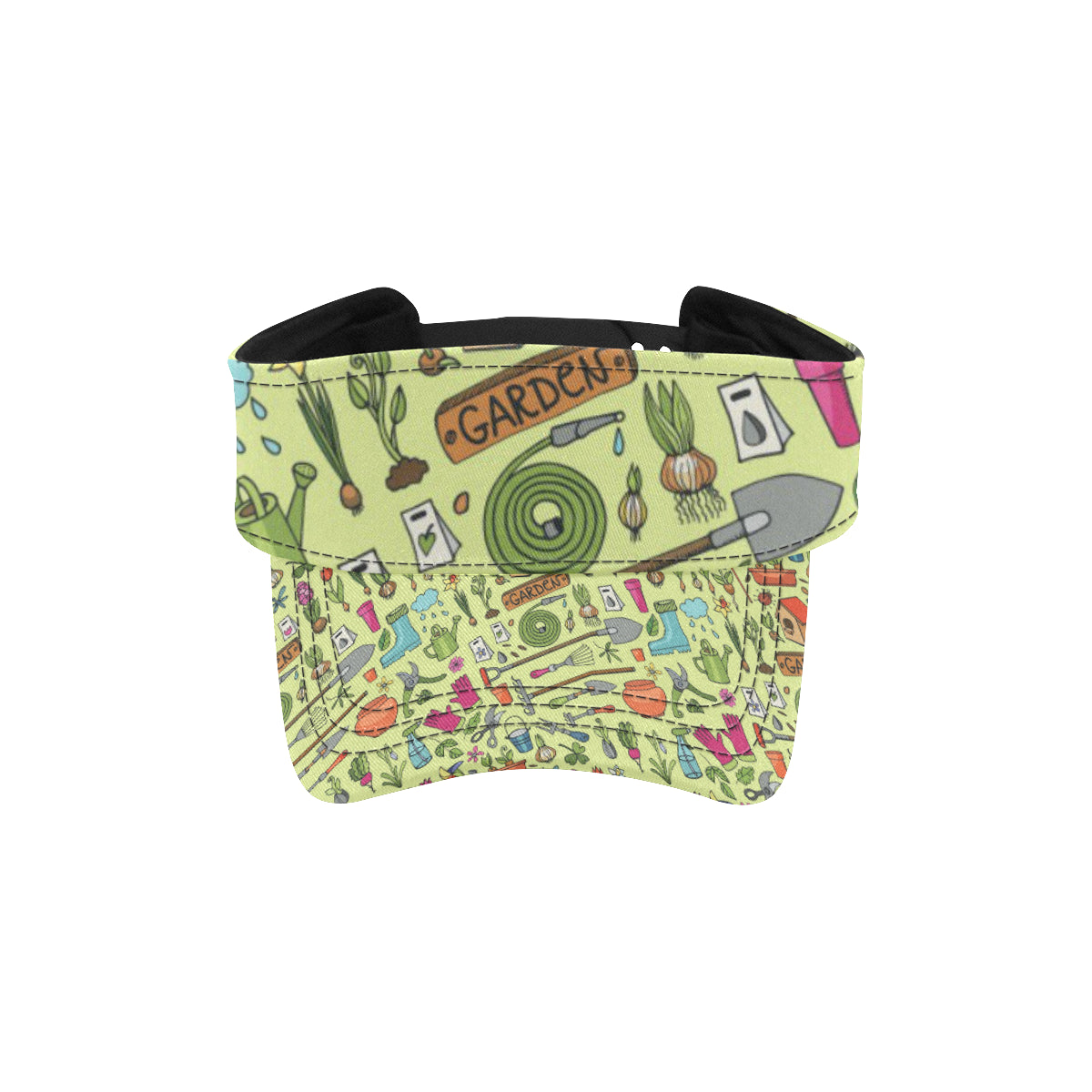 Gardening Pattern Print Design G02 Unisex Sun Visor