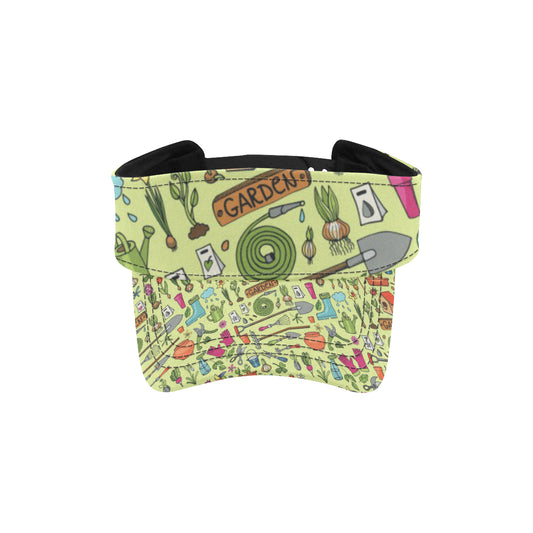 Gardening Pattern Print Design G02 Unisex Sun Visor