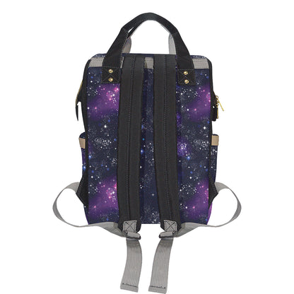 Cosmic Pattern Print Design 03 Diaper Bag Backpack