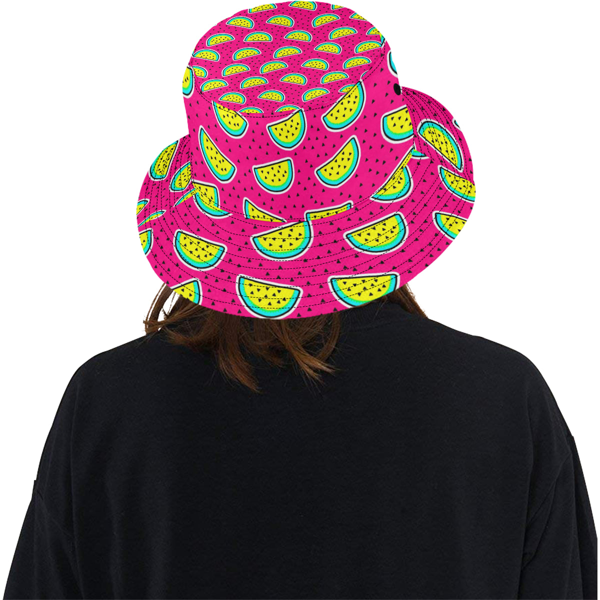 Watermelon Pattern Print Design WM04 Unisex Bucket Hat