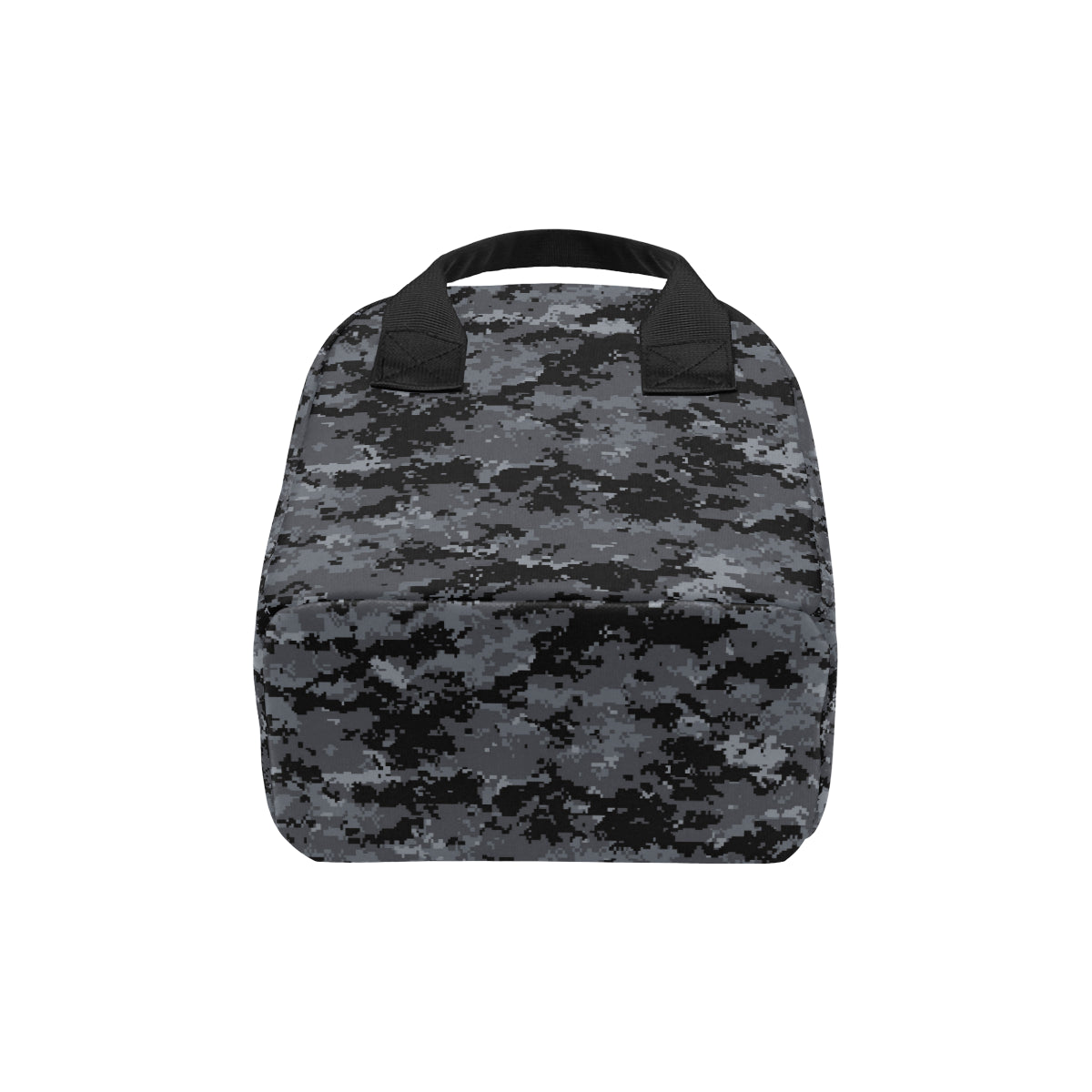 ACU Digital Black Camouflage Insulated Lunch Bag