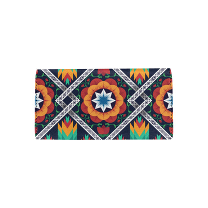 African Kente Women's Trifold Wallet