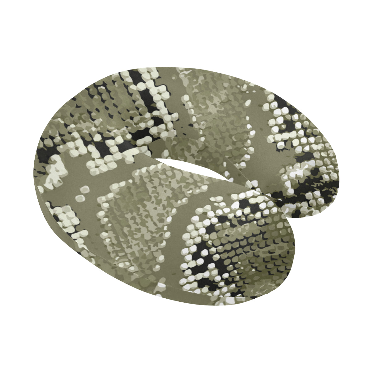Python Pattern Print Design A04 U-Shaped Travel Neck Pillow