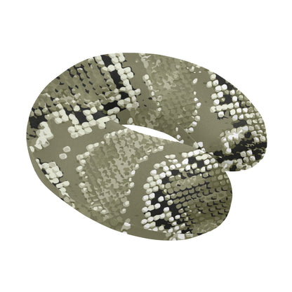 Python Pattern Print Design A04 U-Shaped Travel Neck Pillow