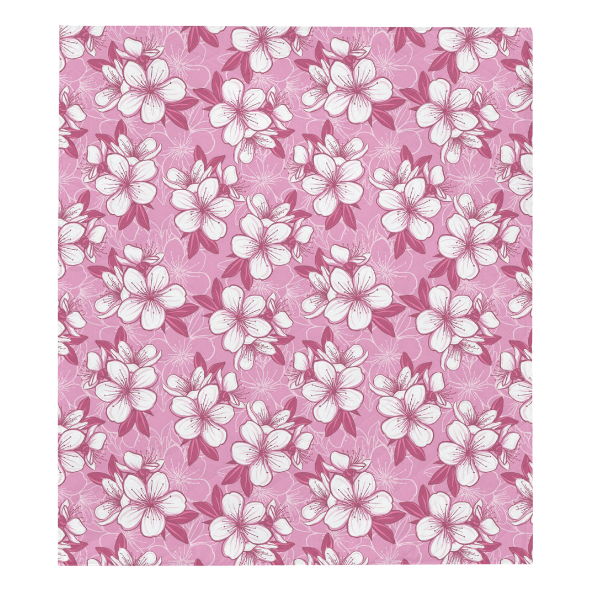 Cherry Blossom Pattern Print Design CB02 Premium Quilt