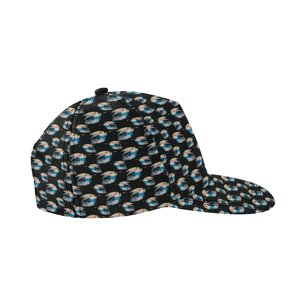 Angel with Wings Beautiful Design Print Snapback Cap